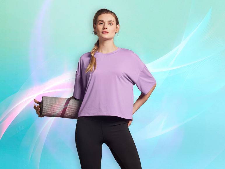 CRIVIT Damen Funktionsshirt mit dynamischer Kühltechnologie Saisonschlussverkauf