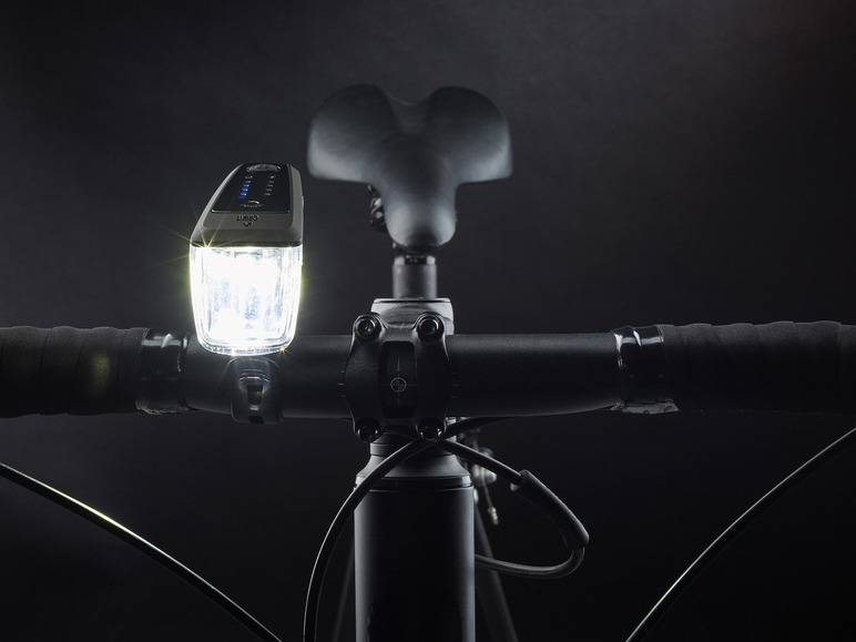 CRIVIT LED-Fahrradleuchten-Set mit Notbremsfunktion Vatertagsangebot