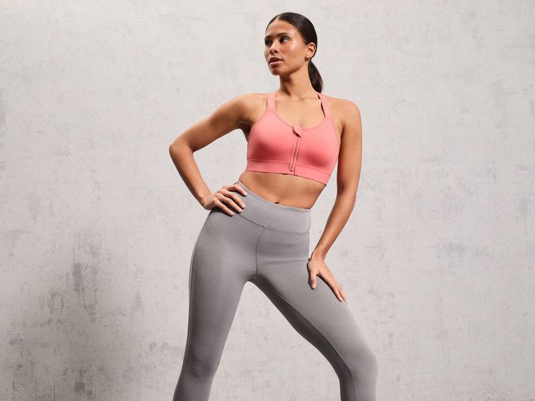 CRIVIT Damen Sportbustier, High-Level, mit Mesh-Einsätzen Top Angebot