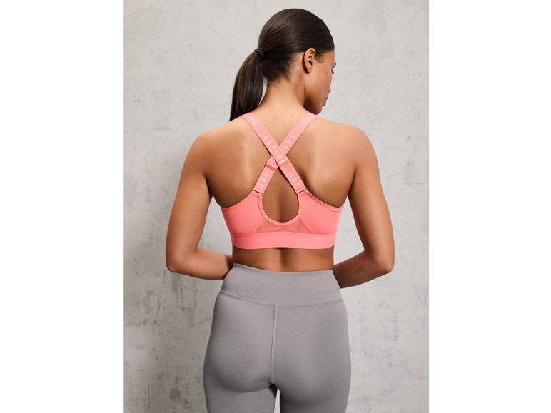 CRIVIT Damen Sportbustier, High-Level, mit Mesh-Einsätzen Top Angebot