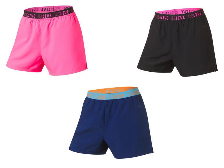 CRIVIT Damen Funktionsshorts mit seitlichen Eingriffstaschen Neueste Mode