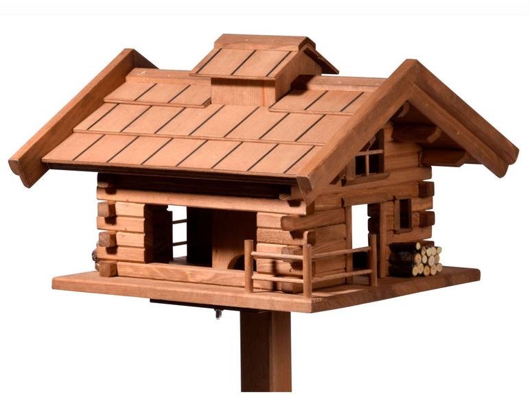 dobar Vogelfutterhaus »Tirol«, inkl. Standfuß, H 117 cm, aus Holz Riesige Ersparnisse