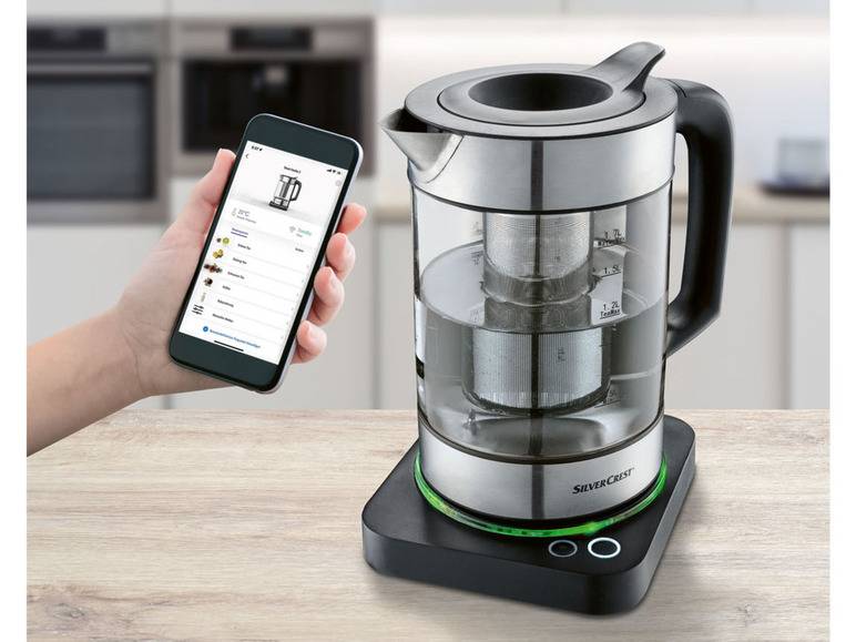 SILVERCREST® KITCHEN TOOLS Wasserkocher Smart »SWS 3000 A1«, 1,7 l Super Sparpreis