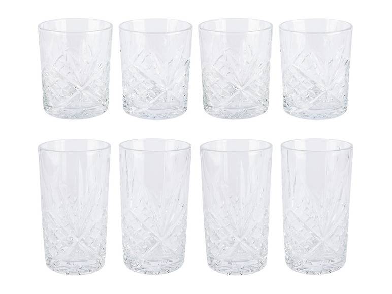 ERNESTO® Kristall-Whiskey- /Longdrinkgläser, 4er-Set Clearance-Verkauf