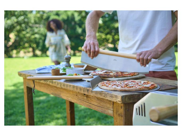 GRILLMEISTER Pizzaschieber \ Pizzaschneider 50% Rabatt für begrenzte Zeit
