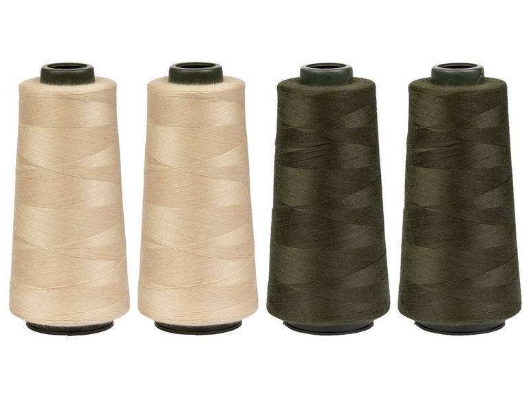 crelando® Overlock Nähgarn, 2.500 m, 4-teilig Kostenloser Versand