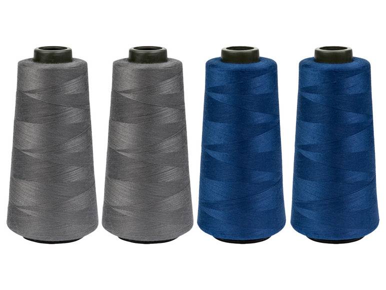 crelando® Overlock Nähgarn, 2.500 m, 4-teilig Kostenloser Versand