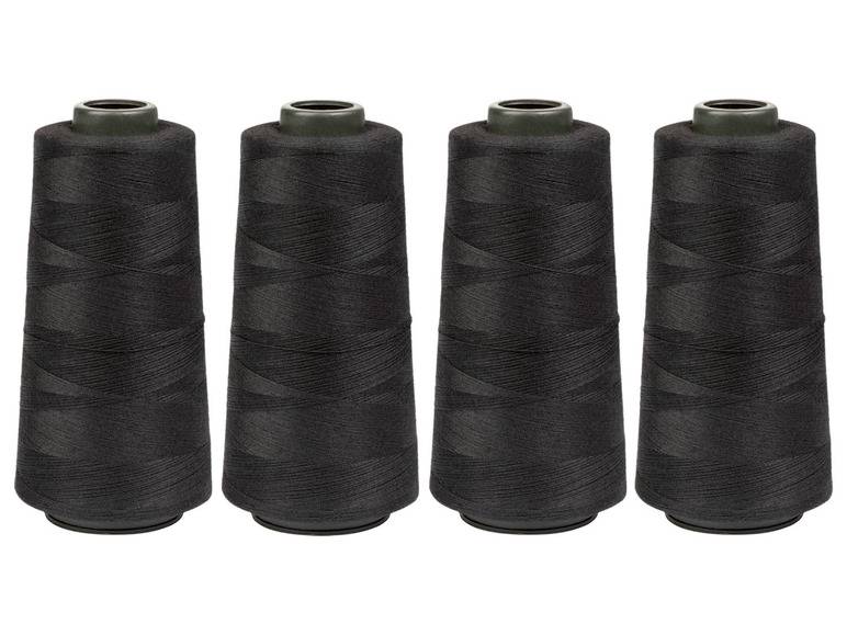 crelando® Overlock Nähgarn, 2.500 m, 4-teilig Kostenloser Versand