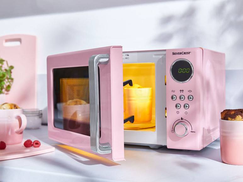 SILVERCREST® KITCHEN TOOLS Mikrowelle »SMWC 700 C1«, 17l, 700 W rosa Fabrik Onlineshop