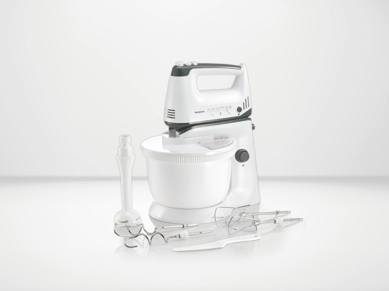 SILVERCREST® KITCHEN TOOLS Handmixer SHMS 300 C2 mit Schüssel und Spritzschutz Begrenztes Angebot