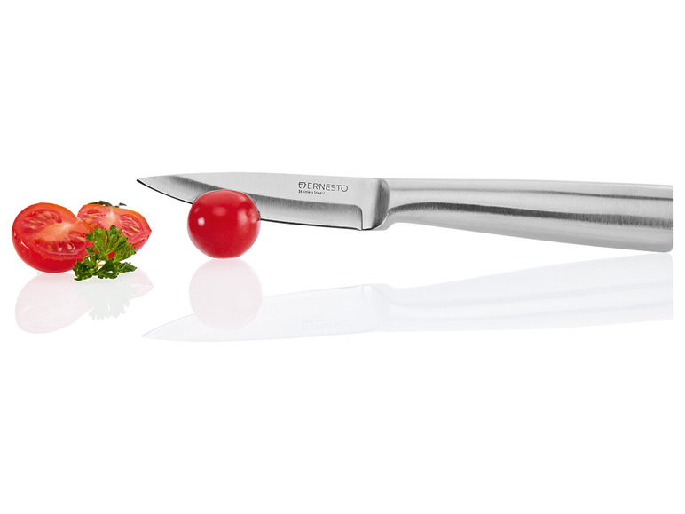 ERNESTO® Messer mit Bambus-Griff, Edelstahl-Griff Online Shopping