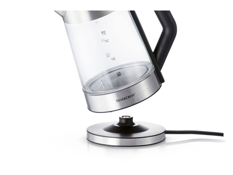 SILVERCREST® KITCHEN TOOLS Digitaler Glas-Wasserkocher »SWGD 3000 A2«, mit Farbwechsel Cyber Monday