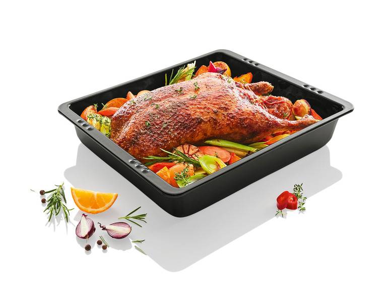ERNESTO® Emaille-Brat-und-Auflaufform, extrahoher Rand Vatertagsangebot