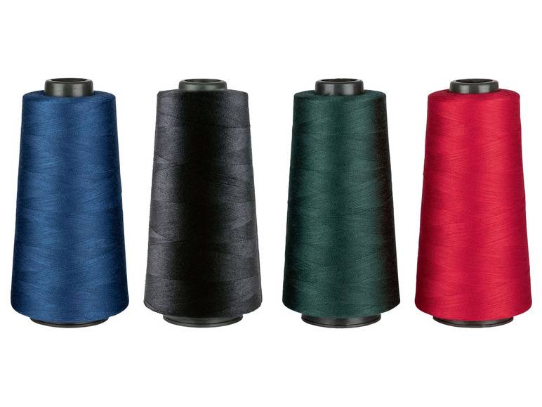 crelando® Overlock Nähgarnspule 2.500m 4er Bestseller