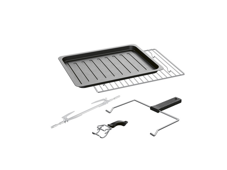 SILVERCREST® KITCHEN TOOLS Grill- und Backautomat »SGBR 1500 D4«, mit rotierendem Grillspieß Tiefpreis