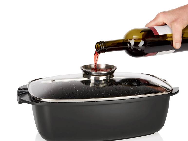 ERNESTO® Bräter Aluguss 5,7 L keramikbeschichtet Letzter Tag