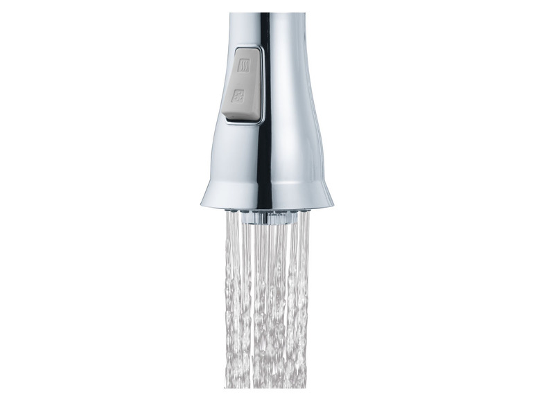 LIVARNO home Spültischarmatur, mit Spiralfeder / Gummischlauch Zeitbegrenzte Promotion