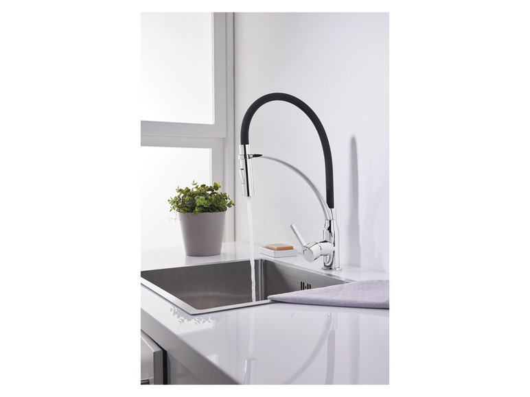LIVARNO home Küchenarmatur mit Spiralfeder / Gummischlauch Bis zu 60% Rabatt