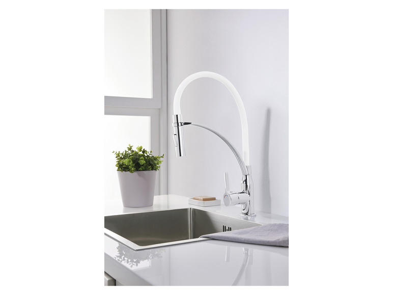 LIVARNO home Küchenarmatur mit Spiralfeder / Gummischlauch Bis zu 60% Rabatt