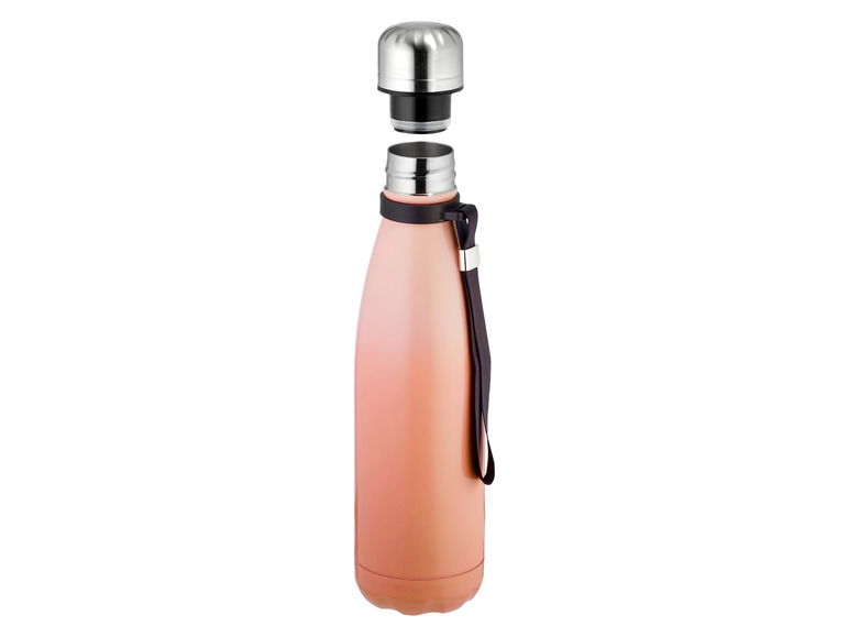 ERNESTO® Edelstahl-Isolierflasche, 0,5 l, mit Schlaufe Nur für heute