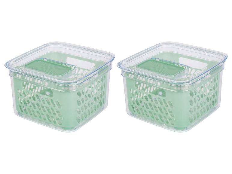 ERNESTO® Kühlschrankaufbewahrung Frischebox, mit Frischeventil zollfrei
