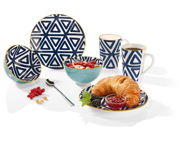 ERNESTO® Porzellan Geschirrset, 18-teilig Sonderangebot