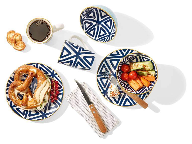 ERNESTO® Porzellan Geschirrset, 18-teilig Sonderangebot