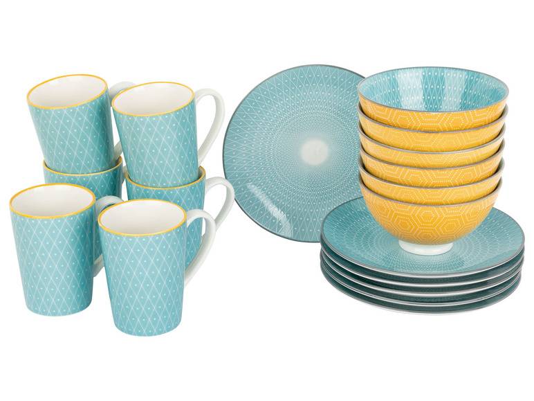 ERNESTO® Porzellan Geschirrset, 18-teilig Sonderangebot
