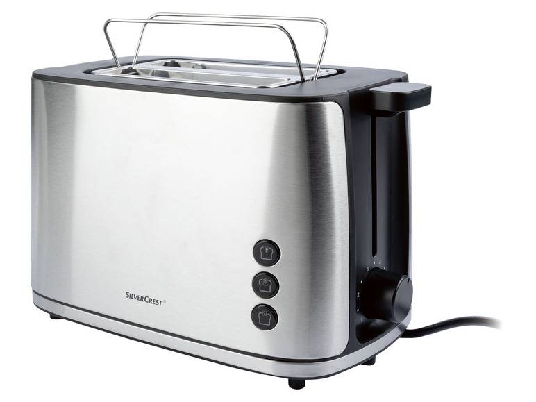 SILVERCREST® KITCHEN TOOLS Toaster »STE 950 A1«, Edelstahl, mit Brötchenaufsatz Blitzangebot