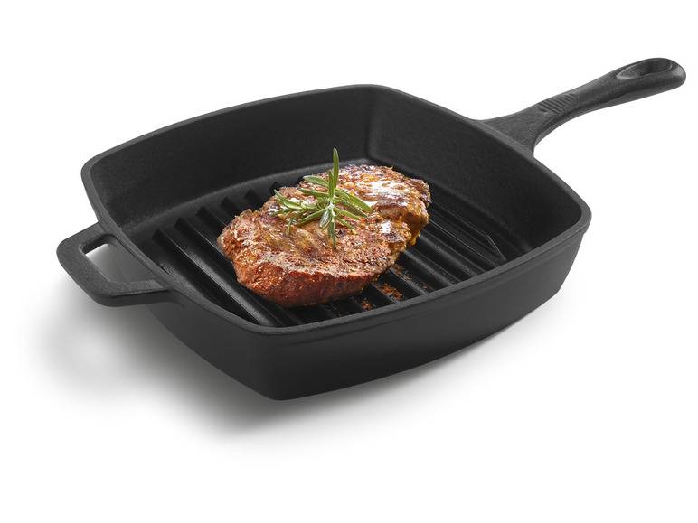 GRILLMEISTER Bratpfanne, aus Gusseisen Riesige Ersparnisse