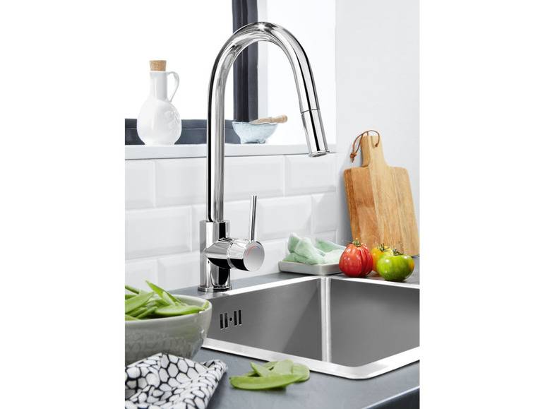 LIVARNO home Design Küchenarmatur, mit Brauseschlauch Bis zu 55% Rabatt