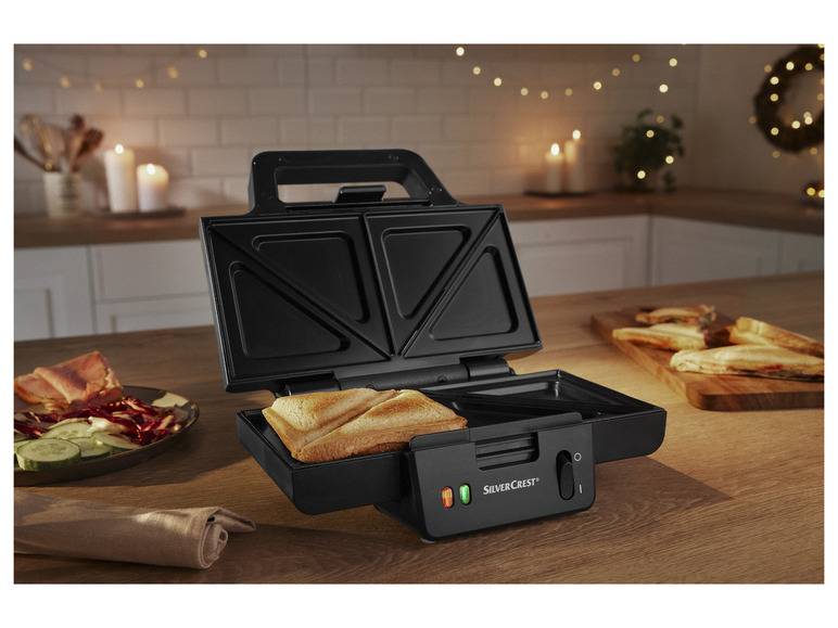 SILVERCREST® KITCHEN TOOLS Sandwichmaker XXL »SSWM 900 A1«, 900 W Riesige Rabatte