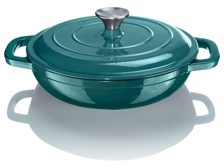 ERNESTO® Gusseisen-Servierpfanne Ø 25 cm Kostenloser Versand international