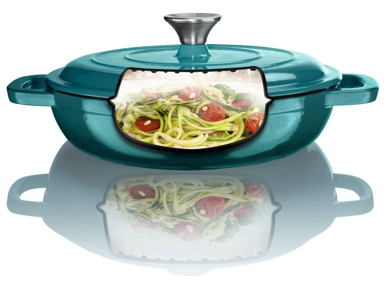 ERNESTO® Gusseisen-Servierpfanne Ø 25 cm Kostenloser Versand international