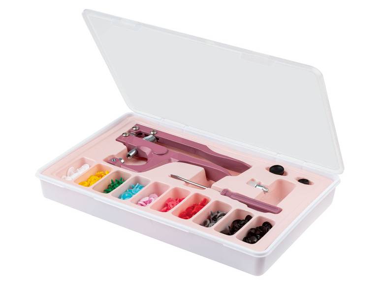 crelando® Druckknopfset, Kunststoff, mit Zange zollfrei