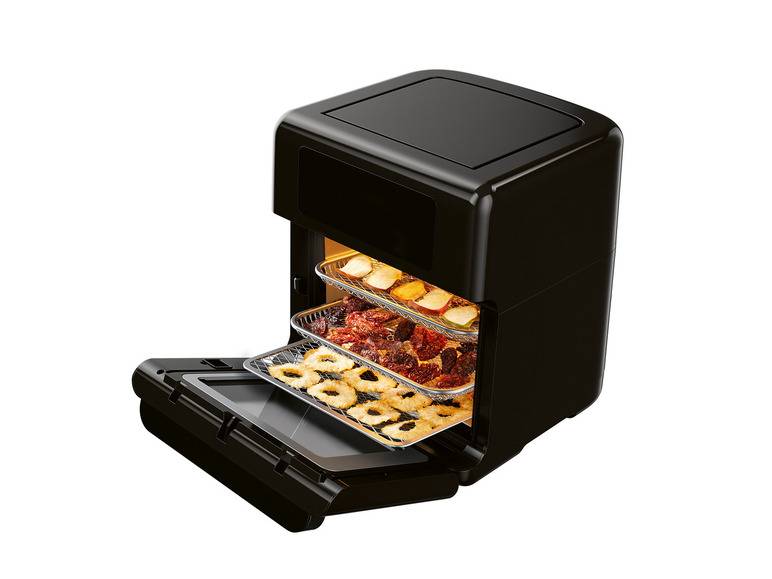 SILVERCREST® KITCHEN TOOLS Heißluftfritteuse 9-in-1 SHF 1800 B1 Outlet