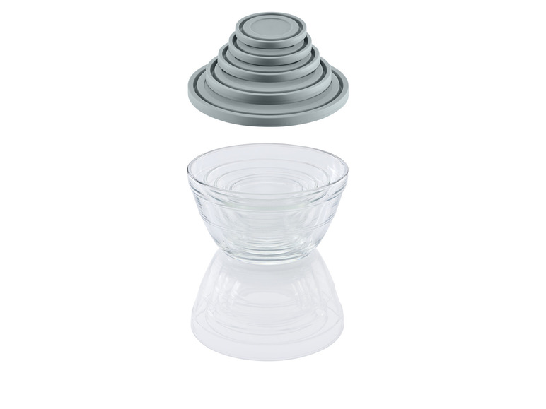LIVARNO home Glasschüssel-Set, 5 Stück Exklusivangebot