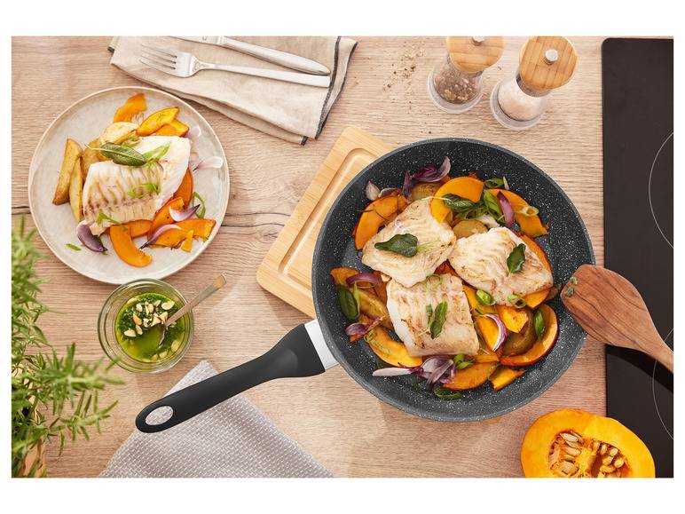 ERNESTO® Aluminium-Pfanne / -Wok, 28 cm, in Granitoptik Top Angebot