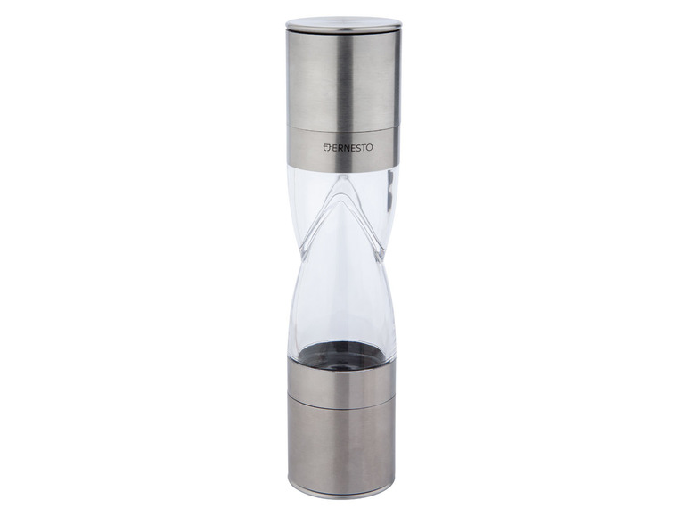 ERNESTO® Salz- und Pfeffermühle 2in1 / Chilimühle 2in1 Edelstahl Online Outlet