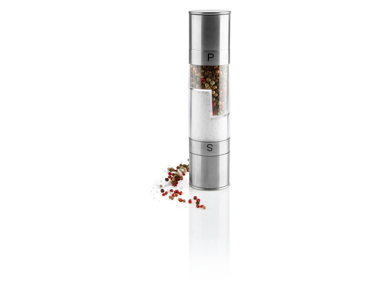 ERNESTO® Salz- und Pfeffermühle 2in1 / Chilimühle 2in1 Edelstahl Online Outlet