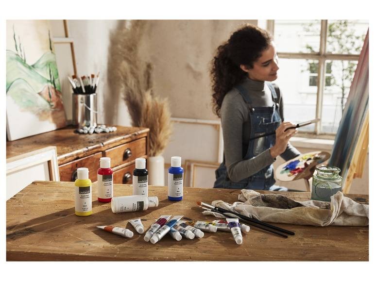 crelando® Rundpinsel- / Flachpinsel-Set, aus Synthetikhaar Bestseller