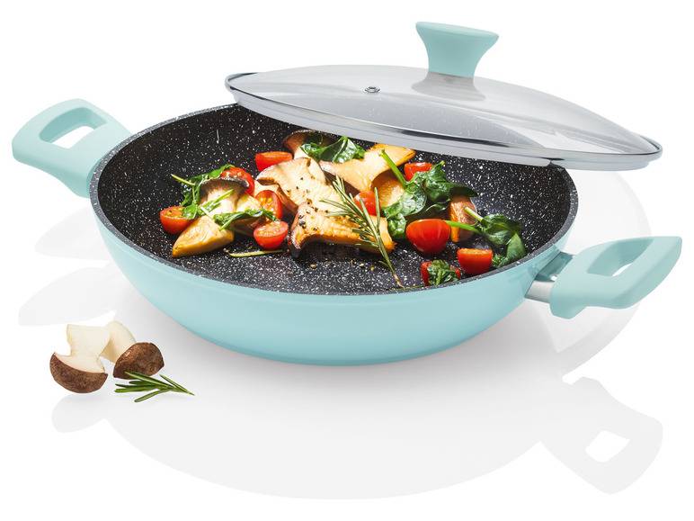 ERNESTO® Servierpfanne, 28 cm, Aluminium, mit Deckel Wochenangebot