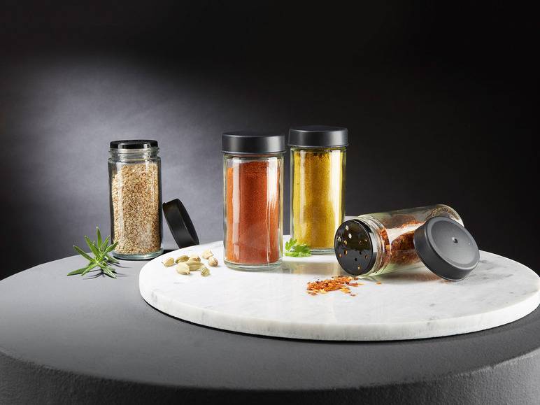 ERNESTO® Gewürzregal, drehbar, mit 9 Glasbehältern Online