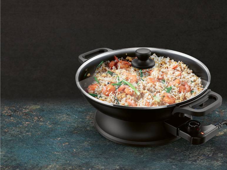 SILVERCREST® KITCHEN TOOLS Elektrische-Multipfanne/Wok, »SEMP 2000 A1«, Ø 33 cm im Angebot