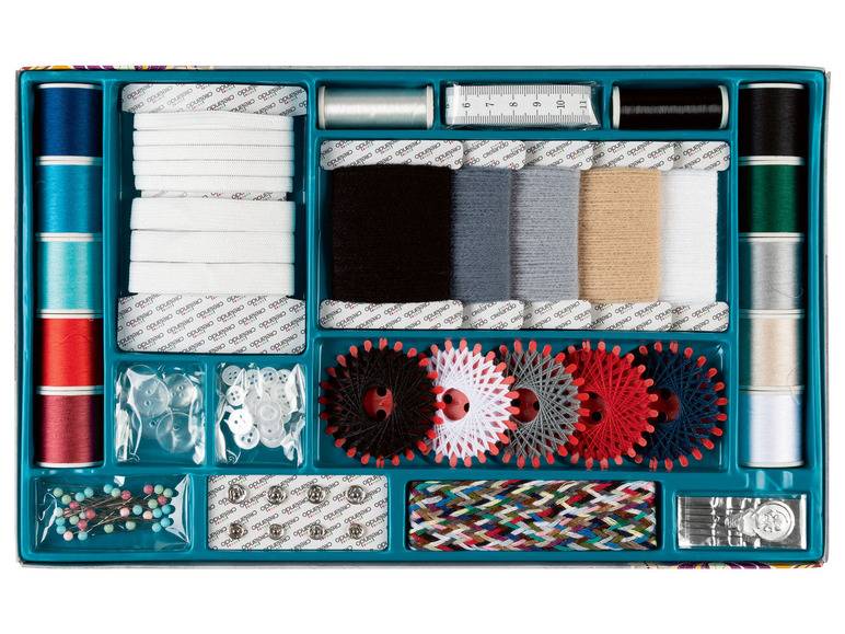 crelando® Nähbox Universal, 160-teilig / 96-teilig Großer Ausverkauf