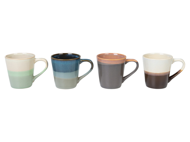 LIVARNO home Kaffeetassen Set / Kaffeekanne, aus glasiertem Steingut Zeitlich begrenztes Angebot
