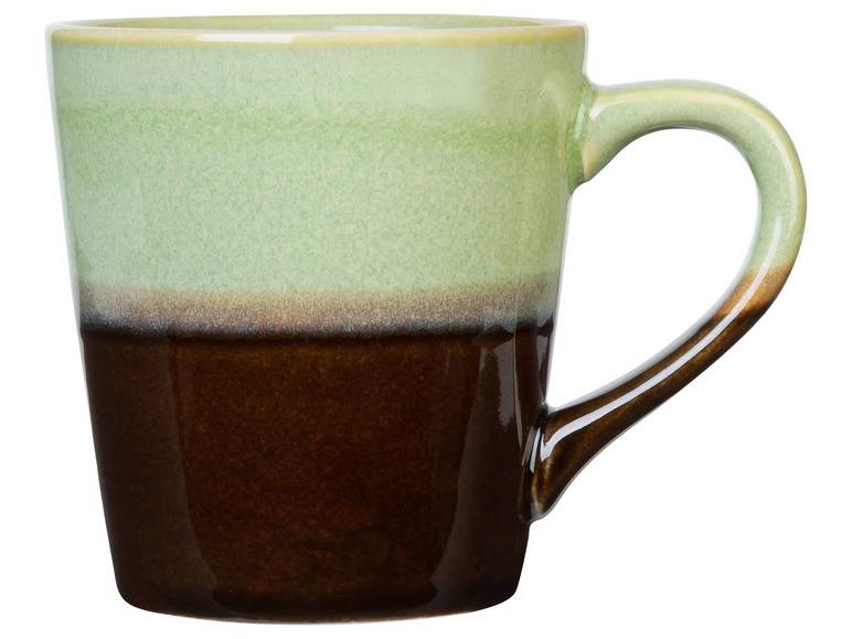 LIVARNO home Kaffeetassen Set / Kaffeekanne, aus glasiertem Steingut Zeitlich begrenztes Angebot