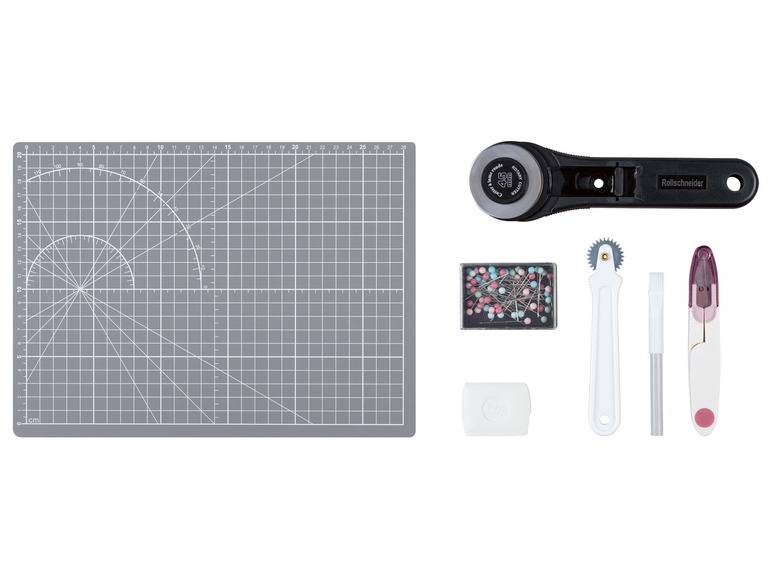 crelando® Profi-Schneiderset / Nähgarn-Kollektion / Schneidematte mit Zubehör Saisonale Angebote