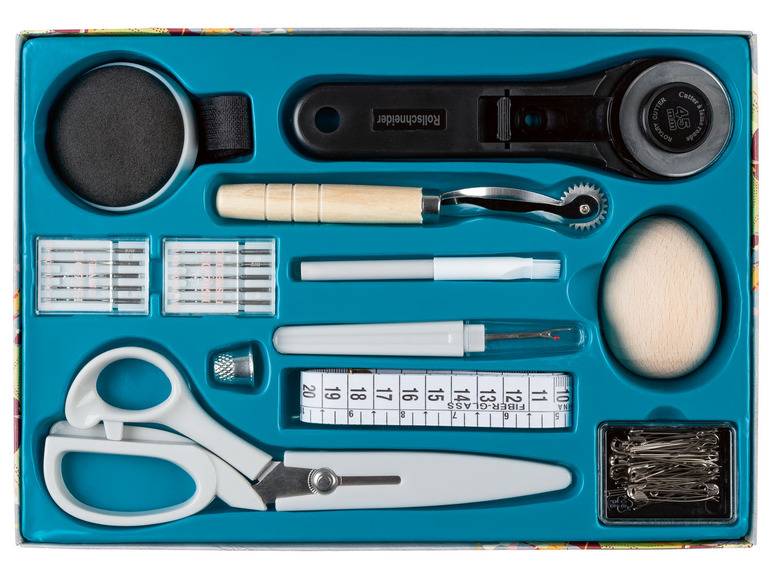 crelando® Profi-Schneiderset / Nähgarn-Kollektion / Schneidematte mit Zubehör Saisonale Angebote