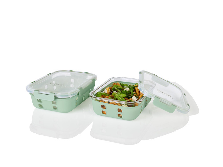 ERNESTO® Glas-Frischhaltedosen-Set, 2 Stück Kauf eins, bekomm eins gratis